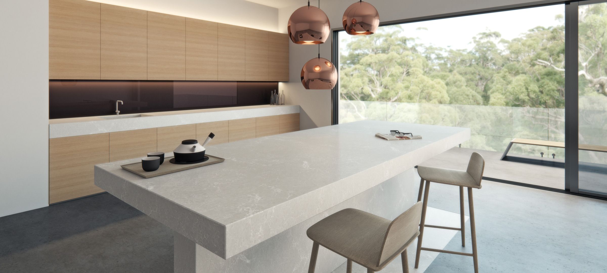 Quartz Countertops - Size & Styles - Premium Granite