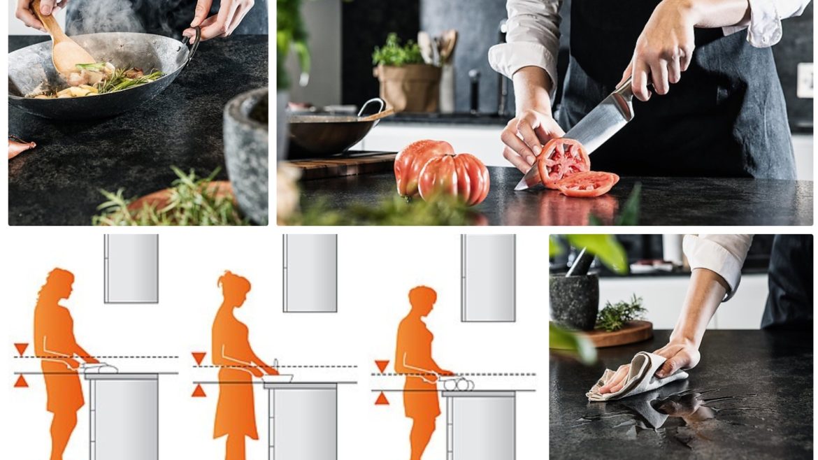 THE IDEAL WORKING HEIGHT FOR THE KITCHEN