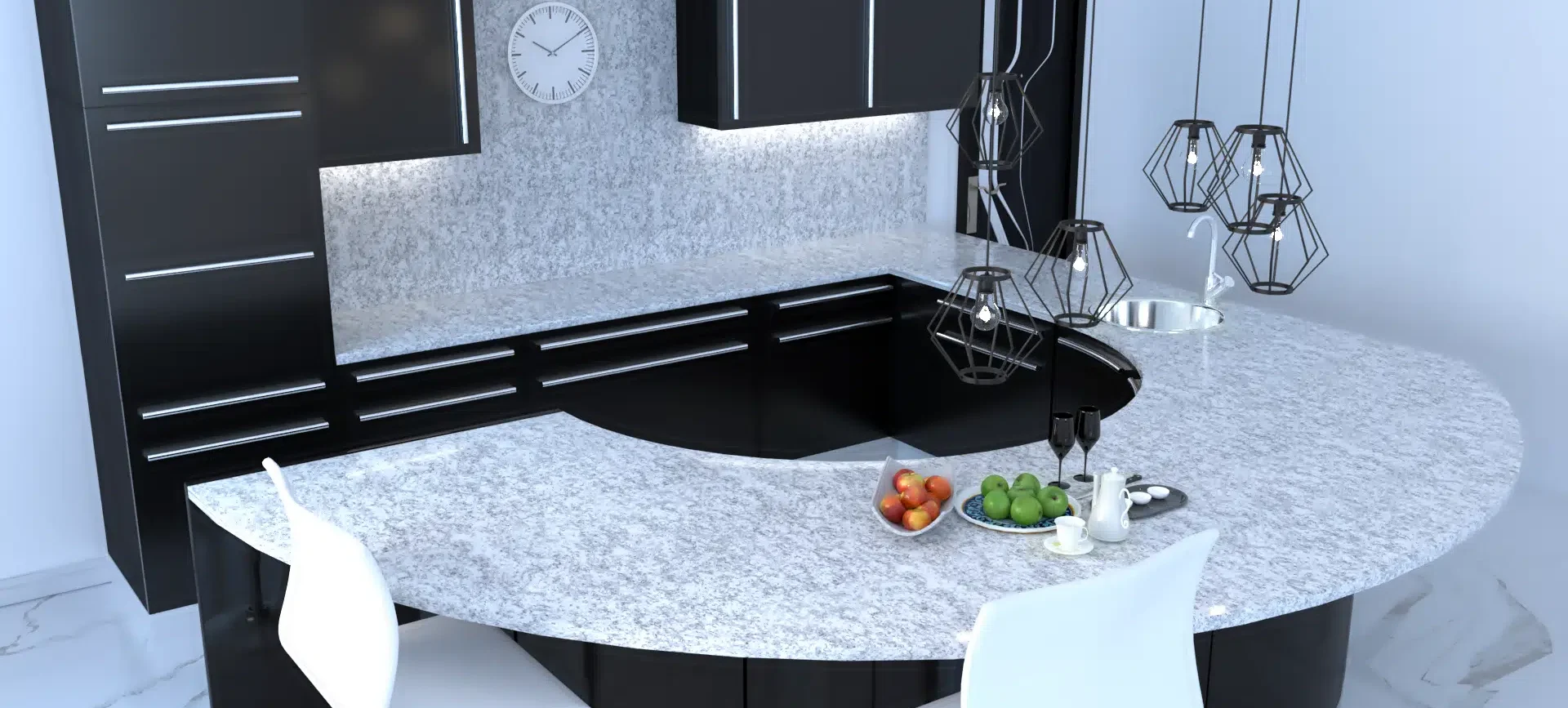 White Granite Countertops